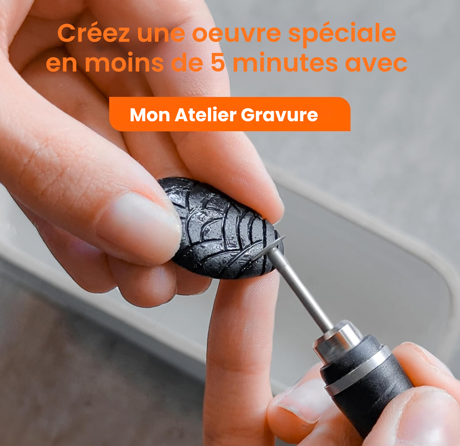 Kit de gravure complet pour personnaliser vos objets, pour débutants et passionnés.