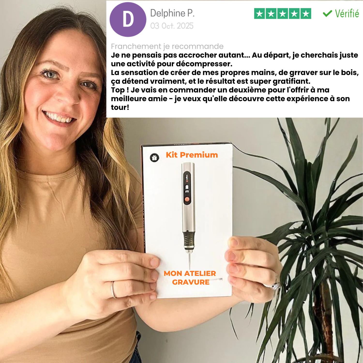 Kit de gravure complet pour personnaliser vos objets, pour débutants et passionnés.